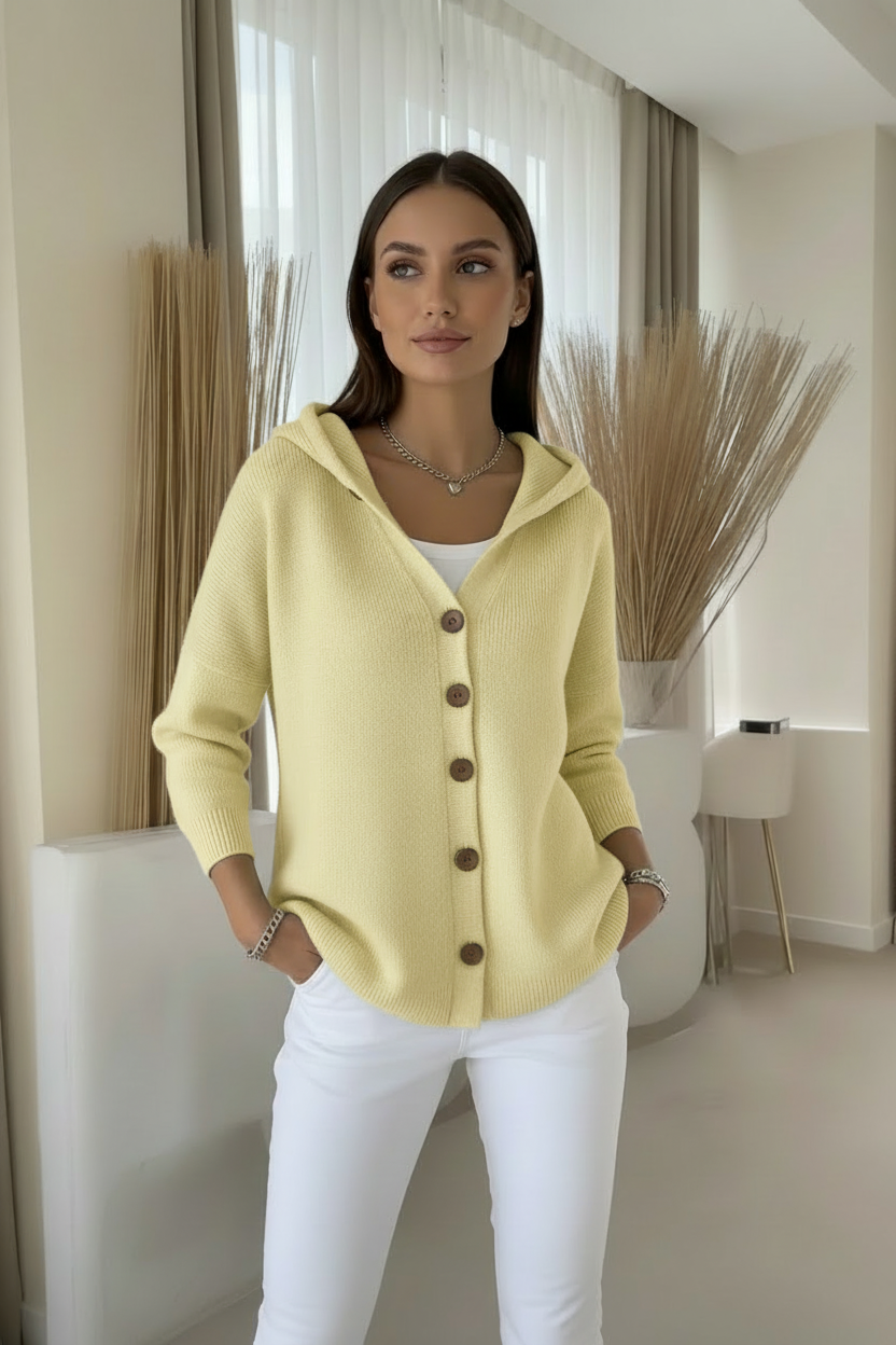 Cardigan giallo