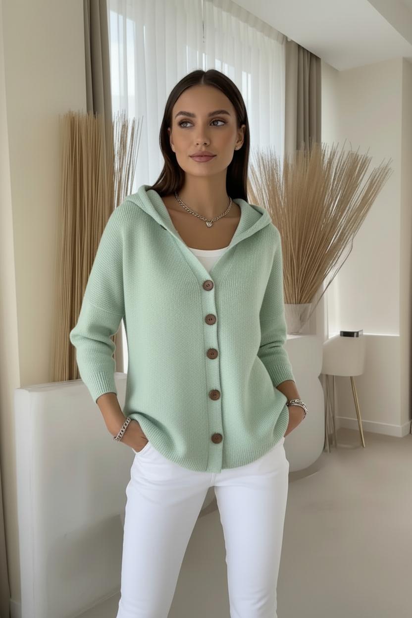 Cardigan verde menta